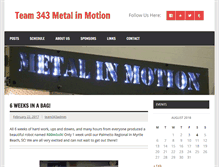 Tablet Screenshot of metalinmotion.com